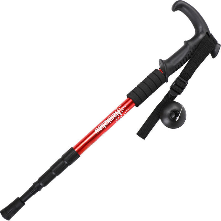 StepEase Retractable Hiking Stick – Foldable Mountain Cane for Seniors & Outdoor Travel